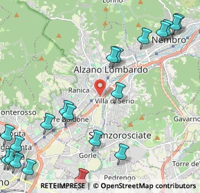 Mappa Via Saleccia, 24022 Alzano lombardo BG, Italia (3.0035)