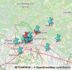 Mappa Via Saleccia, 24022 Alzano lombardo BG, Italia (6.39462)