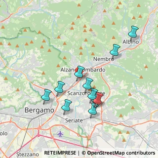 Mappa Via Saleccia, 24022 Alzano lombardo BG, Italia (3.60909)