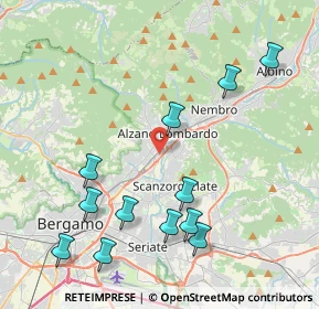 Mappa Via Saleccia, 24022 Alzano lombardo BG, Italia (4.605)