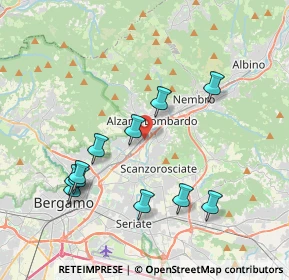 Mappa Via Saleccia, 24022 Alzano lombardo BG, Italia (3.93364)