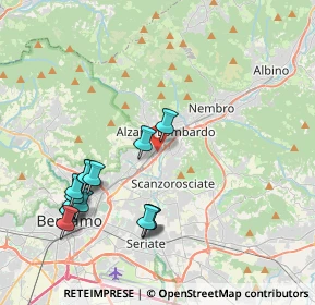 Mappa Via Saleccia, 24022 Alzano lombardo BG, Italia (4.38667)