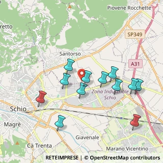 Mappa Via Lazio, 36014 Schio VI, Italia (1.86583)