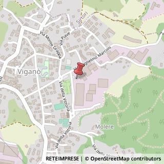 Mappa Via Guglielmo Marconi, 2, 23897 Viganò, Lecco (Lombardia)