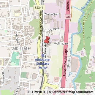 Mappa Via Diaz, 3, 21041 Albizzate, Varese (Lombardia)