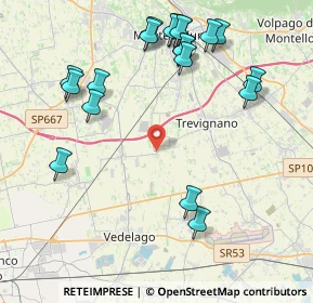 Mappa Via Luigi Cadorna, 31050 Vedelago TV, Italia (4.7505)