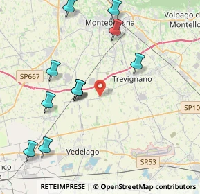 Mappa Via Luigi Cadorna, 31050 Vedelago TV, Italia (4.41909)