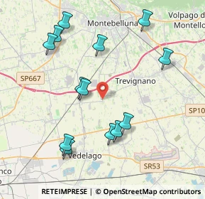 Mappa Via Luigi Cadorna, 31050 Vedelago TV, Italia (4.20538)
