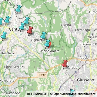 Mappa Via Leopardi Giacomo, 22063 Cantù CO, Italia (2.94)