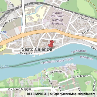 Mappa Piazza Federico Berera, 1, 21018 Sesto Calende, Varese (Lombardia)