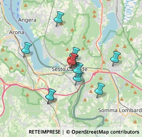 Mappa Via Francesco Zutti, 21018 Sesto Calende VA, Italia (2.92)