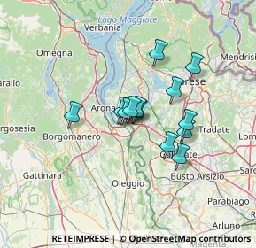 Mappa Via Francesco Zutti, 21018 Sesto Calende VA, Italia (9.28769)