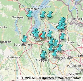 Mappa Via Francesco Zutti, 21018 Sesto Calende VA, Italia (12.4775)