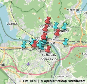 Mappa Via Francesco Zutti, 21018 Sesto Calende VA, Italia (1.13)