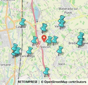 Mappa Via Pino da Zara, 31050 Carbonera TV, Italia (2.1355)