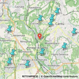 Mappa Via dei Cacciatori, 22063 Cantù CO, Italia (2.91273)