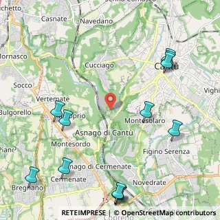 Mappa Via dei Cacciatori, 22063 Cantù CO, Italia (2.90083)