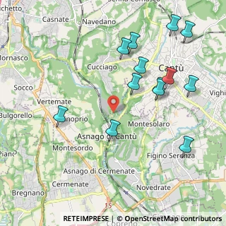 Mappa Via dei Cacciatori, 22063 Cantù CO, Italia (2.23308)