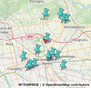 Mappa Via Dante Alighieri, 31039 Riese Pio X TV, Italia (7.79267)