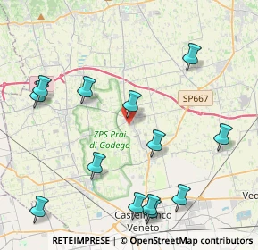 Mappa Via Cal di Riese, 31039 Riese Pio X TV, Italia (4.87154)