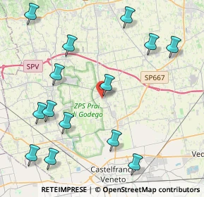 Mappa Via Cal di Riese, 31039 Riese Pio X TV, Italia (5.06929)