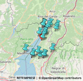 Mappa Via Giardino, 37010 Brenzone sul Garda VR, Italia (9.9585)