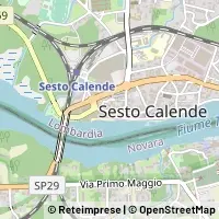 Kaart Sesto Calende