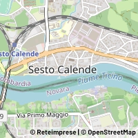 Mapa Sesto Calende