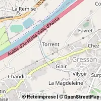 Carte Gressan