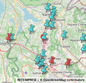 Mappa Via Carso, 21041 Albizzate VA, Italia (9.03)