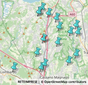 Mappa Via Carso, 21041 Albizzate VA, Italia (4.54824)