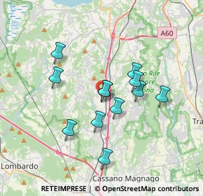 Mappa Via Carso, 21041 Albizzate VA, Italia (2.93083)