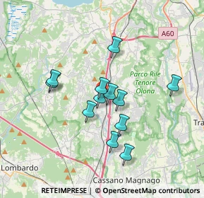 Mappa Via Carso, 21041 Albizzate VA, Italia (2.86)