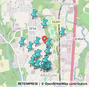 Mappa Via Carso, 21041 Albizzate VA, Italia (0.4525)