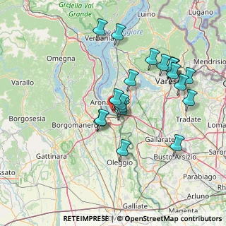 Mappa Via Trasvolta, 21018 Sesto Calende VA, Italia (14.323)