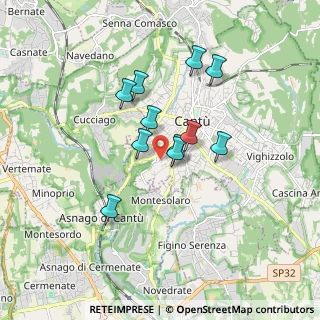 Mappa Via Legnano, 22063 Cantù CO, Italia (1.33727)