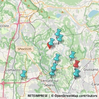 Mappa Via Legnano, 22063 Cantù CO, Italia (4.18909)