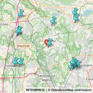 Mappa Via Legnano, 22063 Cantù CO, Italia (5.84571)