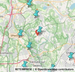 Mappa Via Legnano, 22063 Cantù CO, Italia (5.97182)