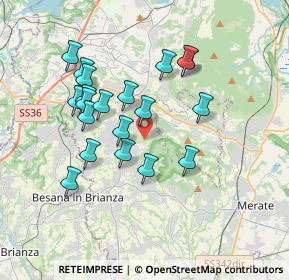 Mappa Via del Peschierone, 23896 Sirtori LC, Italia (3.2765)