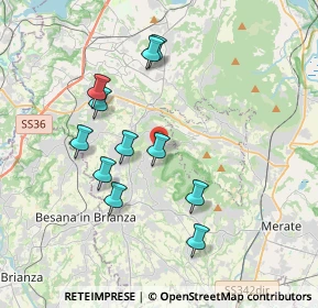 Mappa Via del Peschierone, 23896 Sirtori LC, Italia (3.48909)