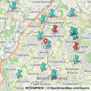 Mappa Via Grazia Deledda, 20838 Renate MB, Italia (2.62611)