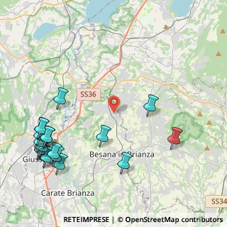 Mappa Via Grazia Deledda, 20838 Renate MB, Italia (5.7125)