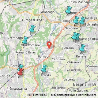 Mappa Via I' Maggio, 22040 Briosco MB, Italia (2.77818)