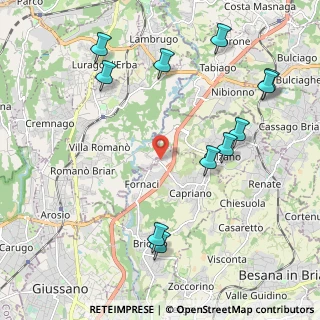 Mappa Via I' Maggio, 22040 Briosco MB, Italia (2.47364)