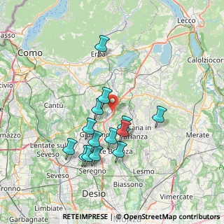Mappa Via I' Maggio, 22040 Briosco MB, Italia (6.71143)