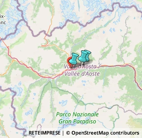 Mappa Lancieri d'Aosta, 11100 Aosta AO, Italia (52.87167)