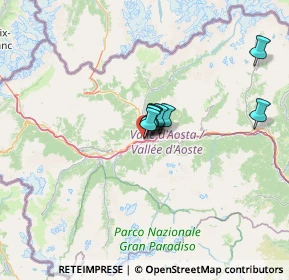 Mappa Lancieri d'Aosta, 11100 Aosta AO, Italia (18.94364)