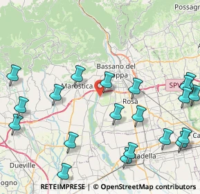 Mappa Via Quartiere Prè, 36061 Bassano del Grappa VI, Italia (10.7275)