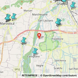 Mappa Via Quartiere Prè, 36061 Bassano del Grappa VI, Italia (4.062)